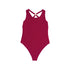 Santorini Crisscross Swimsuit Red Coral